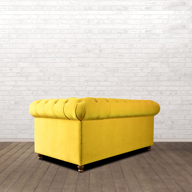 Gentleman's Club Two Seater Chesterfield Sofa