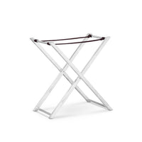 Tray On Stand in Black Leather