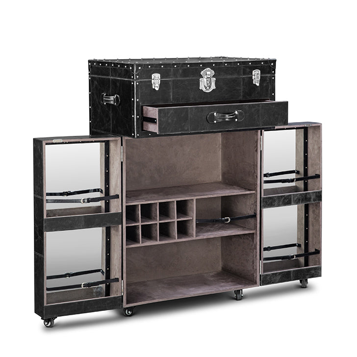 Heritage Bar Cart- Vintage Black