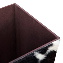 Load image into Gallery viewer, Sofia Genuine Hair-on Leather 10 L Bin
