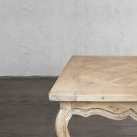 French Distressed Country Style Coffee Table