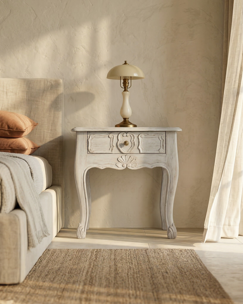 French Bed Side Table