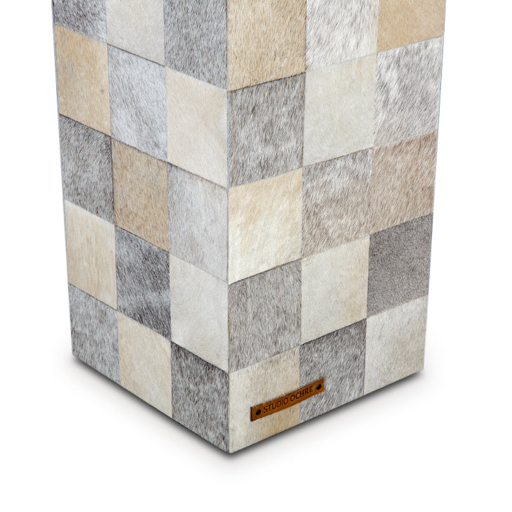 Trafalgar Umbrella Bin in Genuine Hair-on Leather 20L