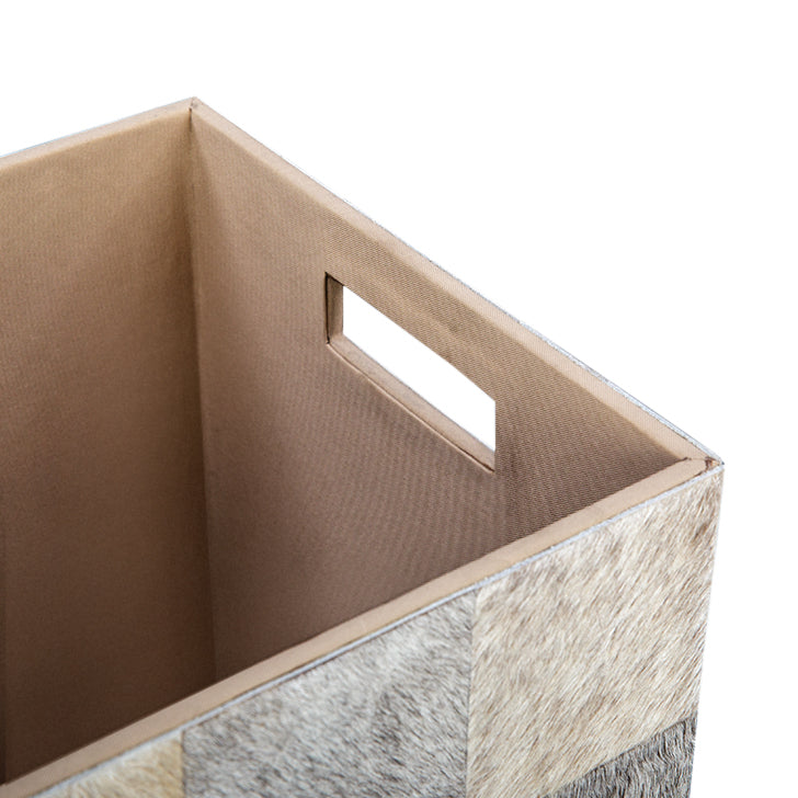 Trafalgar Umbrella Bin in Genuine Hair-on Leather 20L