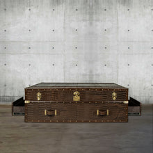 Load image into Gallery viewer, Streamer Trunk Coffee Table - Vintage Brown
