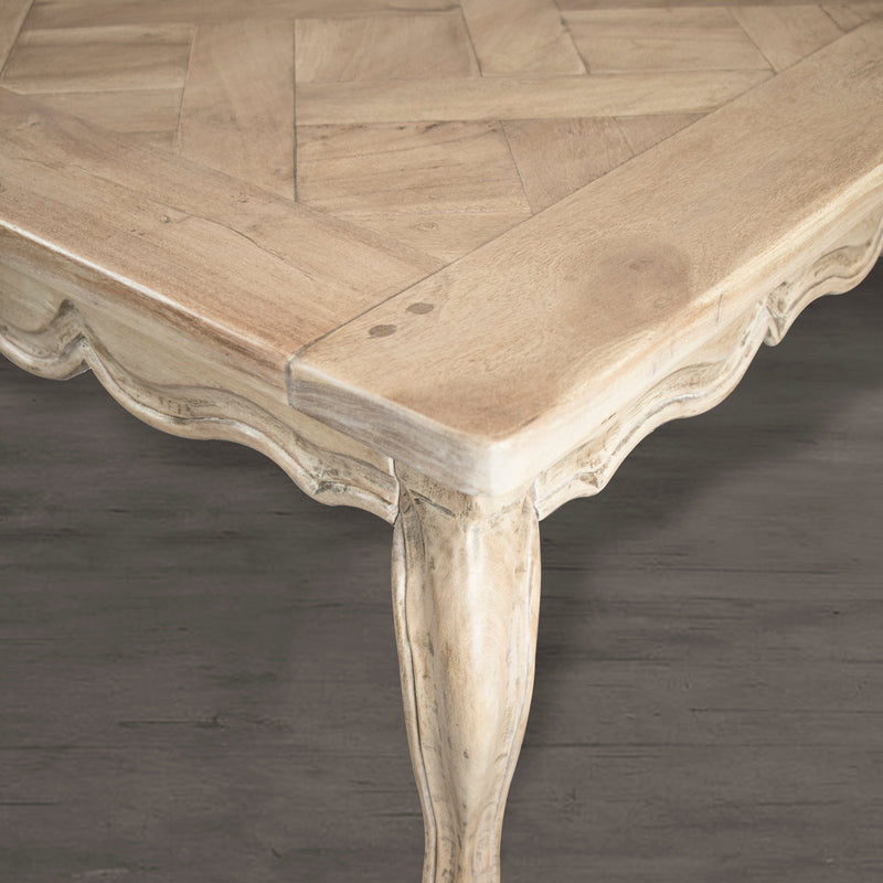 French Distressed Country Style Coffee Table