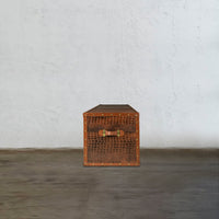 Streamer Trunk Plasma TV Console - Vintage Brown