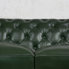 Load image into Gallery viewer, Gentleman&#39;s Club Three Seater Chesterfield Sofa
