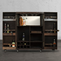 Heritage Trunk Bar - Vintage Brown