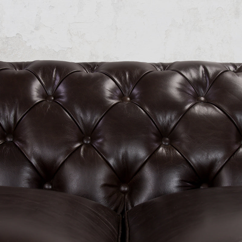 Gentleman's Club Three Seater Chesterfield Sofa