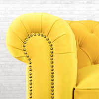 Gentleman's Club Two Seater Chesterfield Sofa