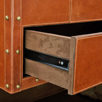 Heritage Bar Cart - Vintage Tan