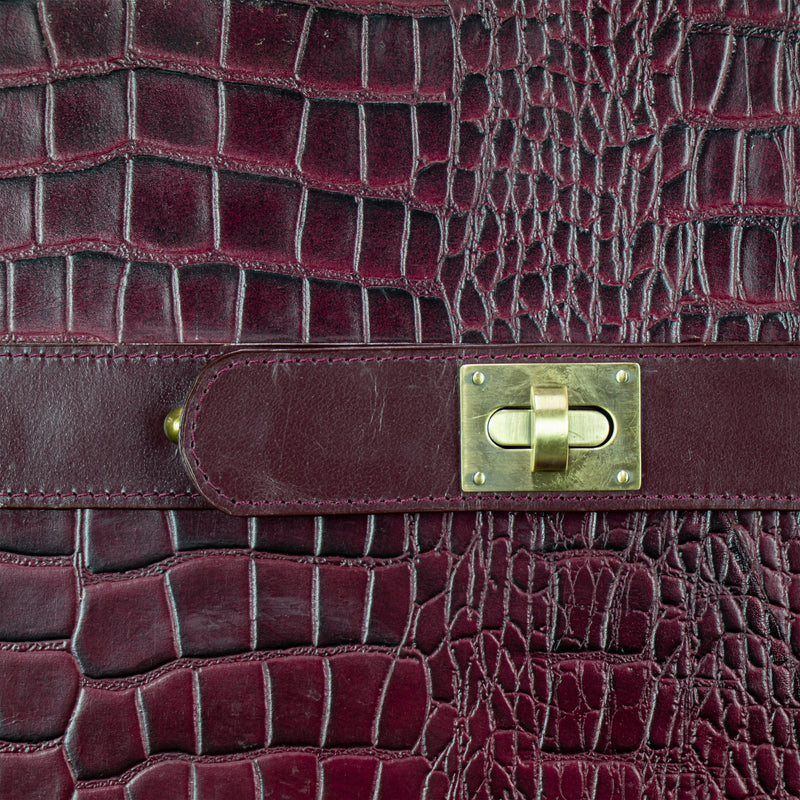 Single Door Trunk Bar - Burgundy