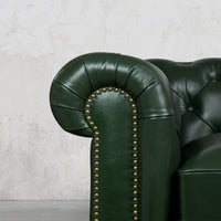 Gentleman's Club Three Seater Chesterfield Sofa