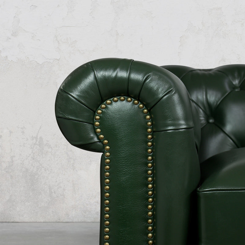 Gentleman's Club Three Seater Chesterfield Sofa