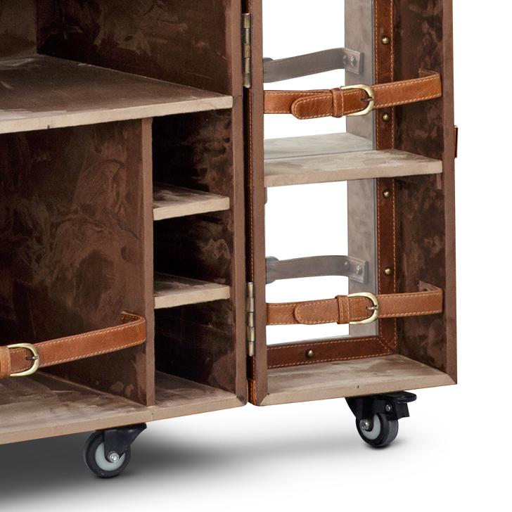 Heritage Mini Trunk Bar- Tan