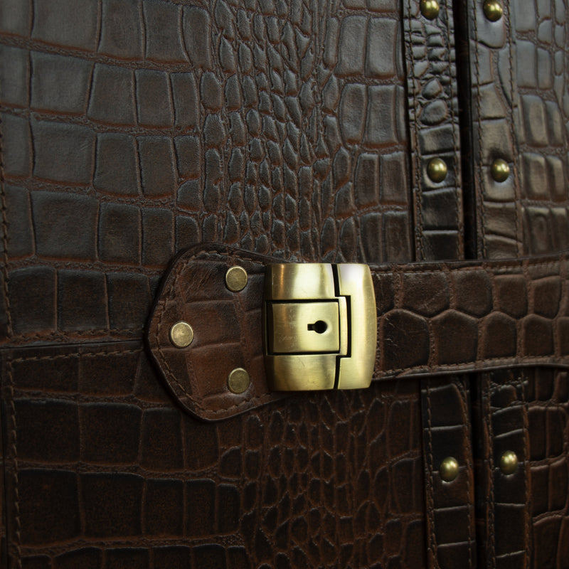Heritage Trunk Bar - Vintage Brown