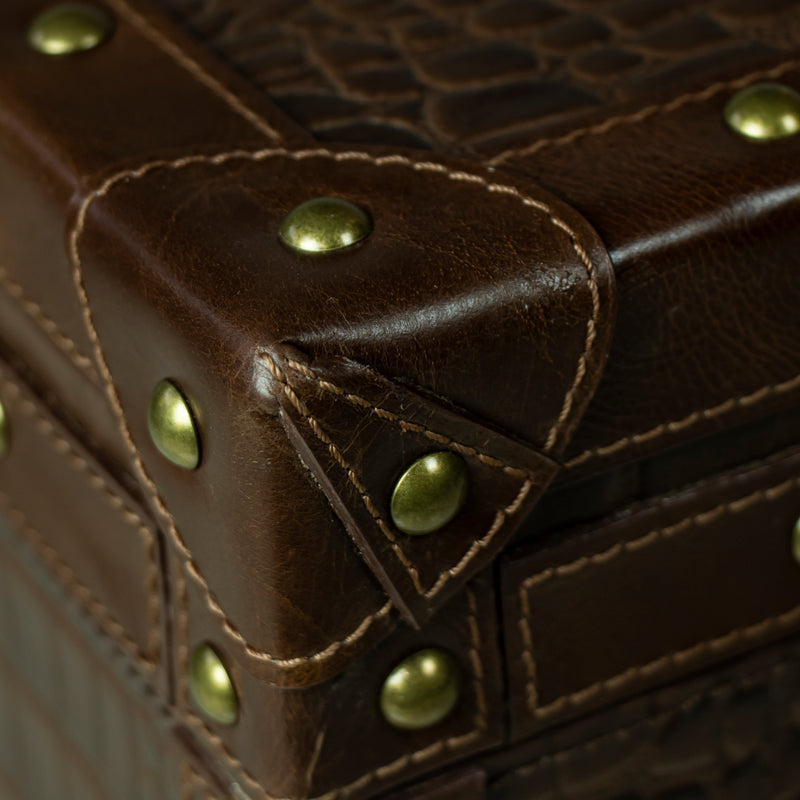 Heritage Mini Streamer Trunk - Brown