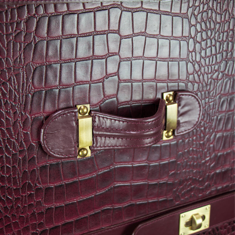 Single Door Trunk Bar - Burgundy