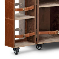 Heritage Mini Trunk Bar- Tan