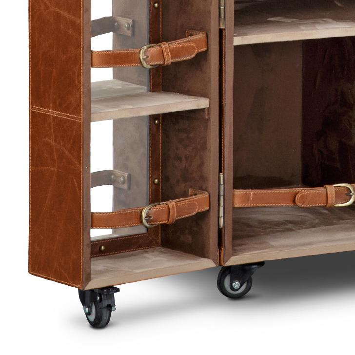 Heritage Mini Trunk Bar- Tan