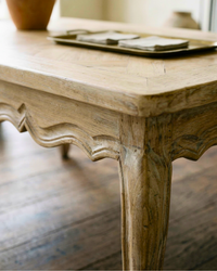 French Distressed Country Style Coffee Table