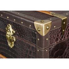 Load image into Gallery viewer, Vintage Streamer Trunk Chest cum Coffee Table
