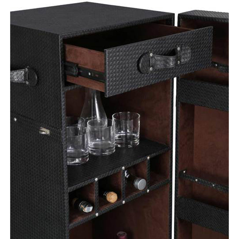 Single Door Trunk Bar - Black