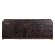 Load image into Gallery viewer, Vintage Streamer Trunk Chest cum Coffee Table
