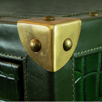Vintage Trunk Cabinet - Bottle Green