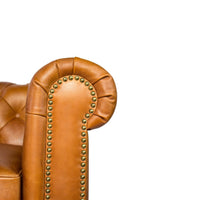 Gentleman's Club Single Seater Chesterfield Sofa