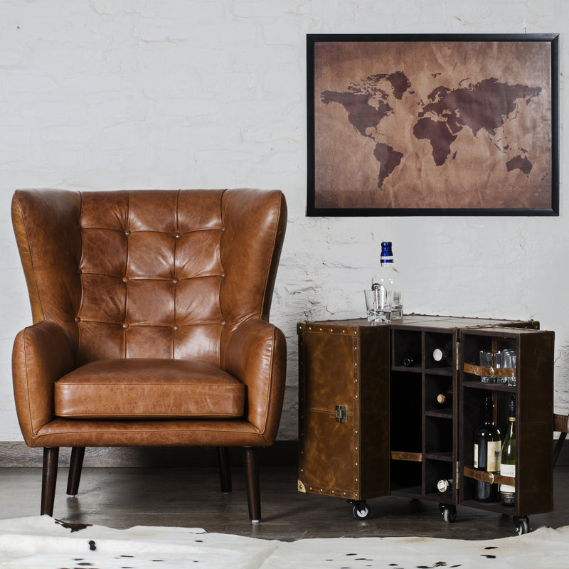 Dorchester Curved Back Wing Chair
