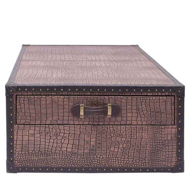 Vintage Streamer Trunk Coffee Table