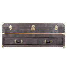 Load image into Gallery viewer, Vintage Streamer Trunk Chest cum Coffee Table
