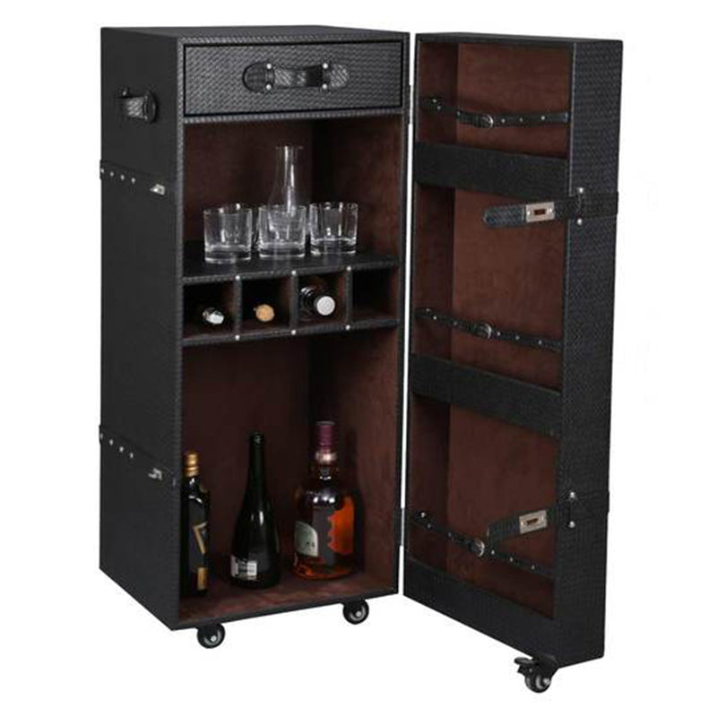 Single Door Trunk Bar - Black