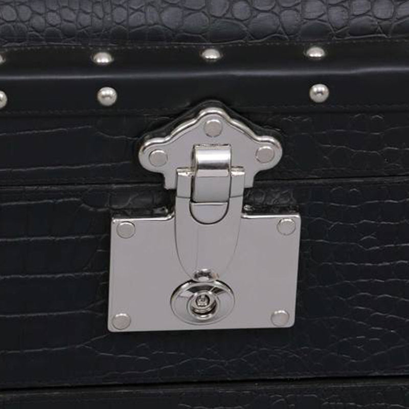 Long Seating and Storage Trunk - Black