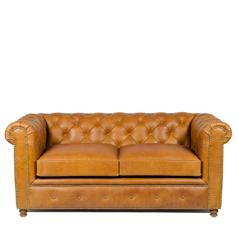 Gentleman's Club Two Seater Chesterfield Sofa