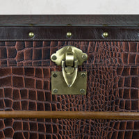 Streamer Trunk Chest of Drawers - Vintage Brown
