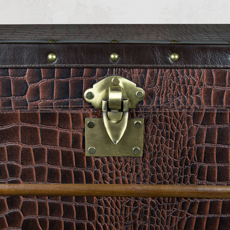 Streamer Trunk Chest of Drawers - Vintage Brown