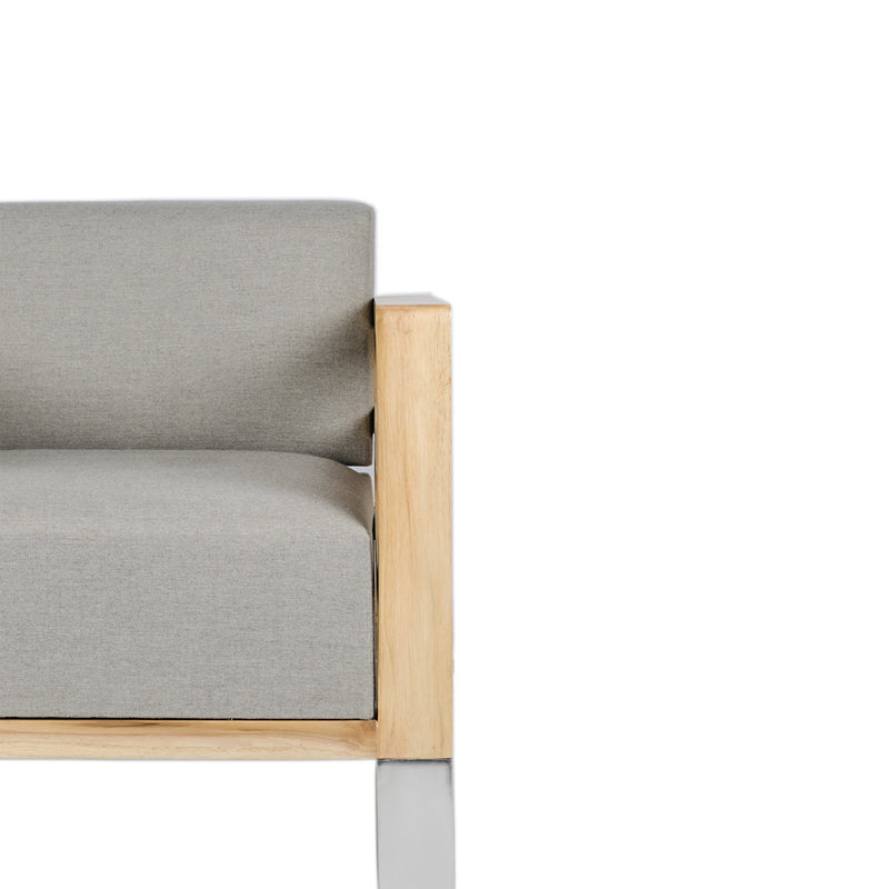 Nordic Single Seater Couch - Grey