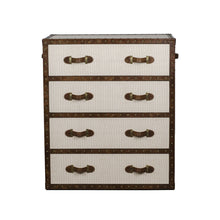 Load image into Gallery viewer, Vintage Trunk Chest of Drawers - Cream

