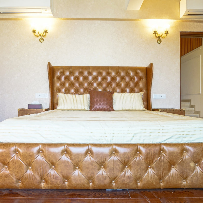Chesterfield Wing Back Bed
