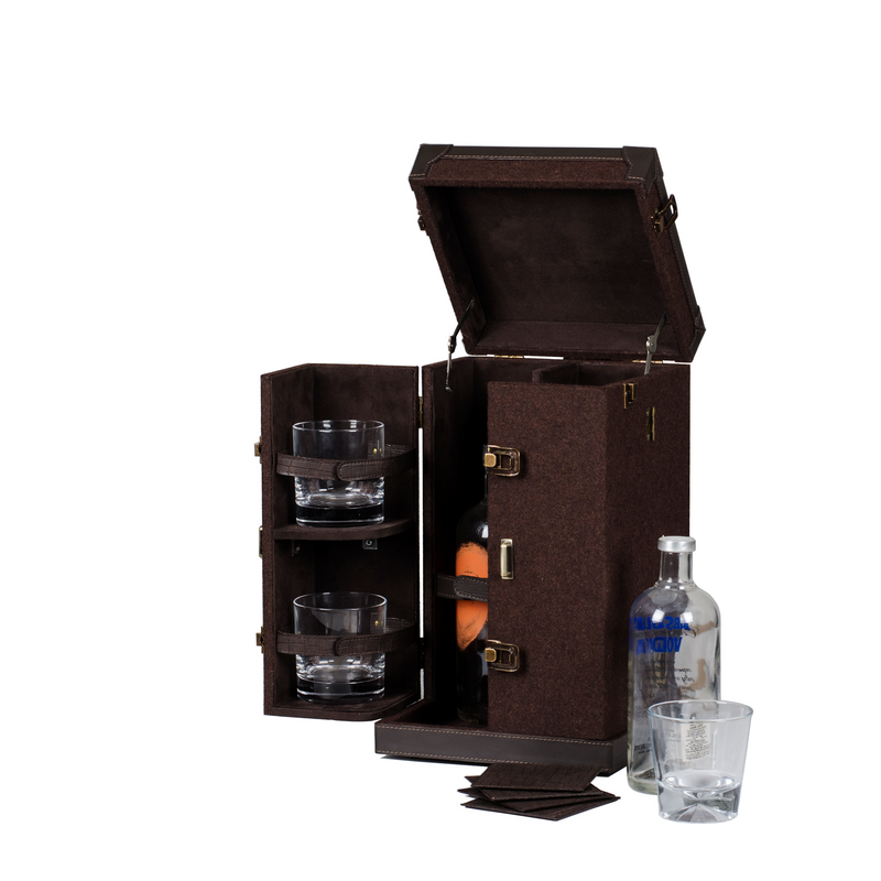 Mini Cocktail Bar - Brown