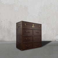 Streamer Trunk Chest of Drawers - Espresso Brown