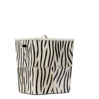 Sofia Genuine Hair-on Leather 20 L Laundry Bin