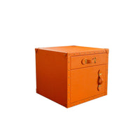 Bed Side Table - Tangerine