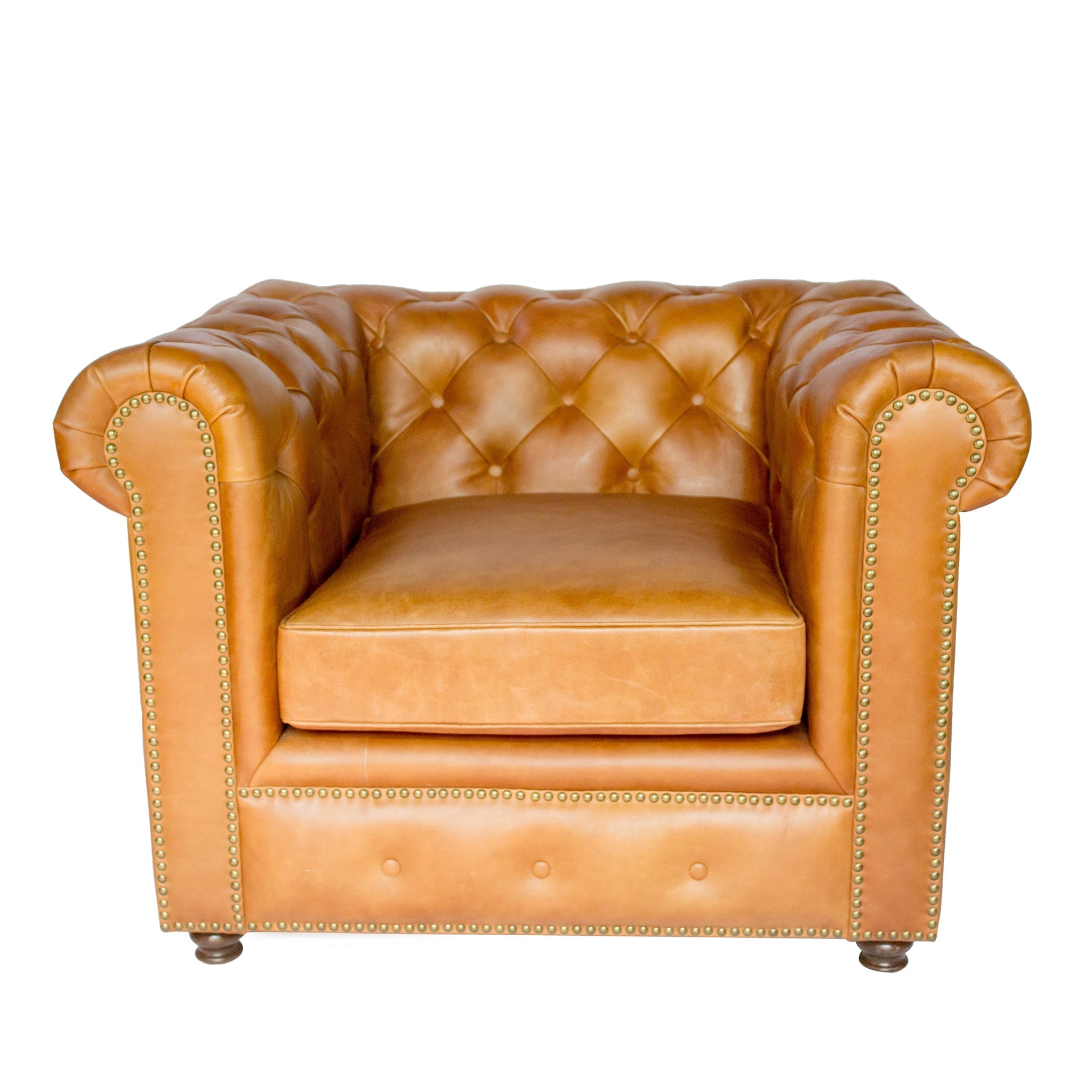 Gentleman's Club Single Seater Chesterfield Sofa