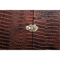 Heritage Trunk Bar on Stand - Vintage Brown Tan