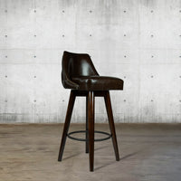 Manhattan Bar Stool with Curved Back