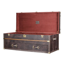 Load image into Gallery viewer, Vintage Streamer Trunk Chest cum Coffee Table
